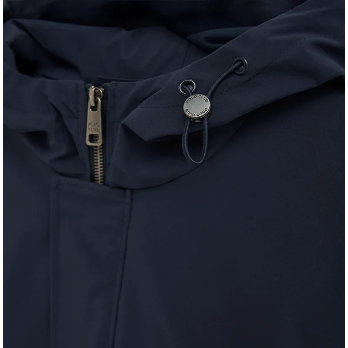 Chaqueta Ellington acolchada azul marino con logo engomado Polo Club