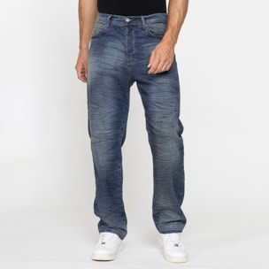 JEANS UOMO MOD. 702 STRAIGHT FIT IN DENIM STRETCH DA 12,5 oz.