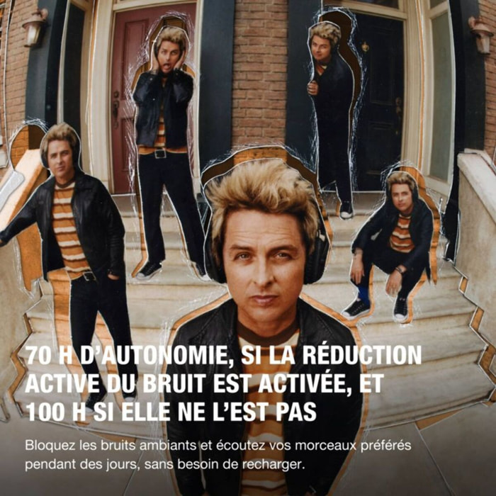 Casque MARSHALL Monitor III ANC Noir - Réduction de bruit active, Bluetooth, autonomie 100h, pliable