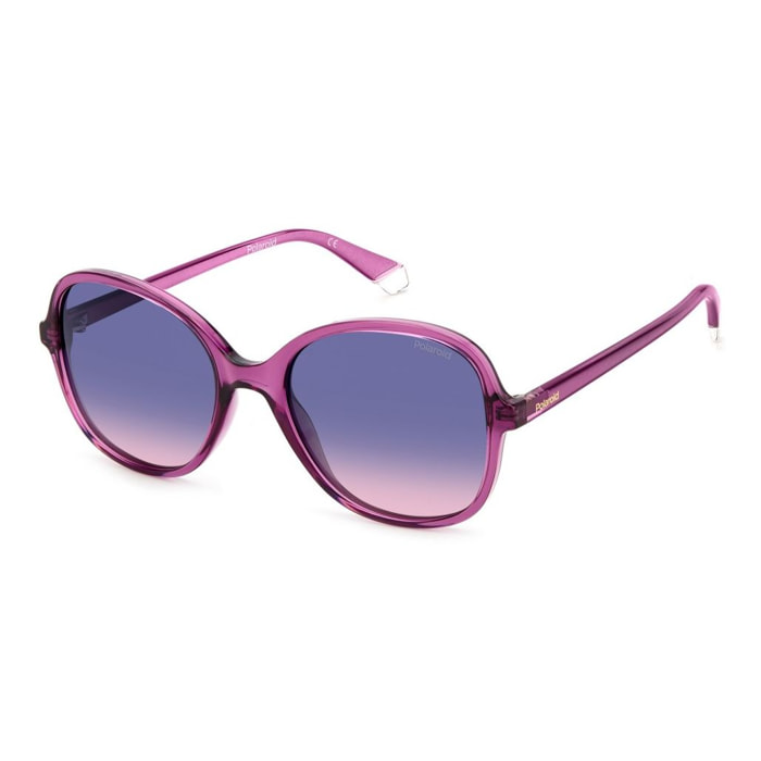 Polaroid - lunettes de soleil 4136/S - violet - verres : dégradé violet - UV : cat. 3