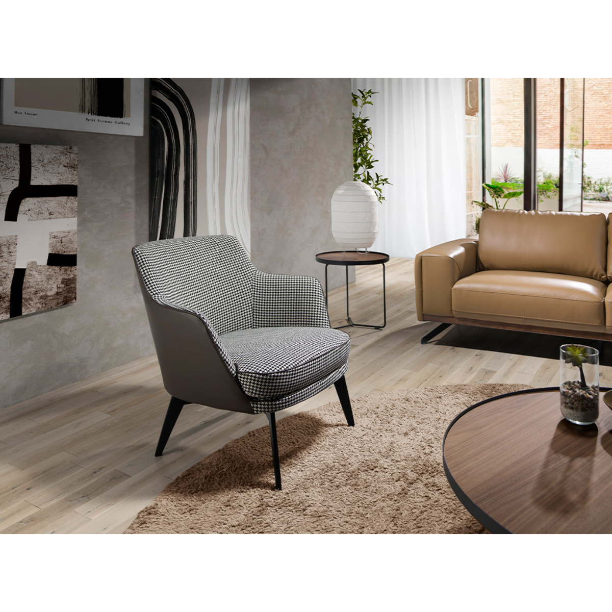 Sillón Angel Cerda de tela 75x75x82cm