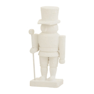 J-Line figurine Casse-Noisette Enneigé - bois - blanc - small