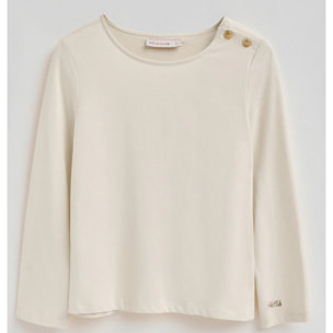 Camiseta color crudo Ulan Nautic Polo Club