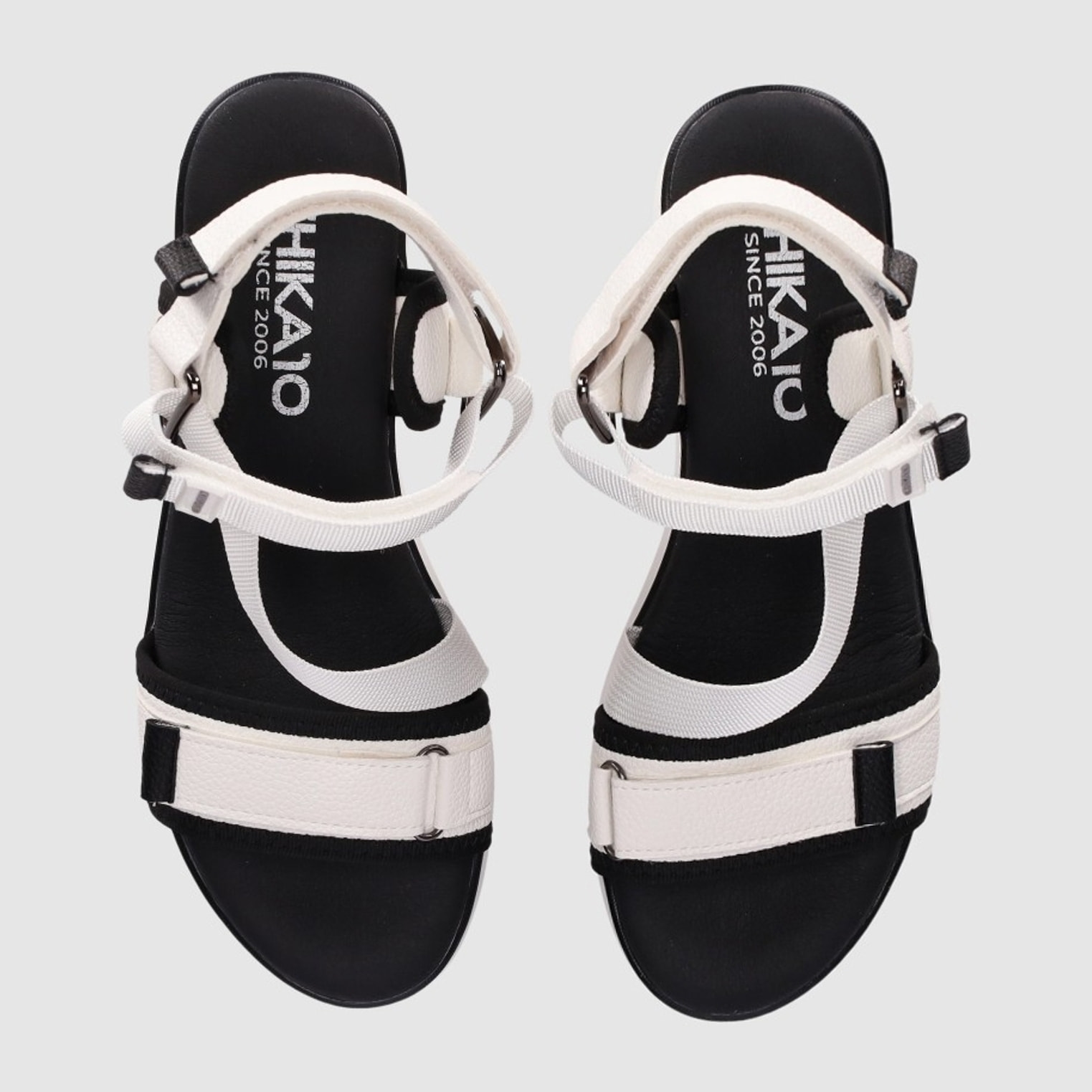 Sandalias de Tejido - Blanco - Tacón: 7 cm