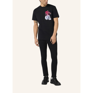 PHILIPP PLEIN Round Neck T-Shirt Baby Devil Small