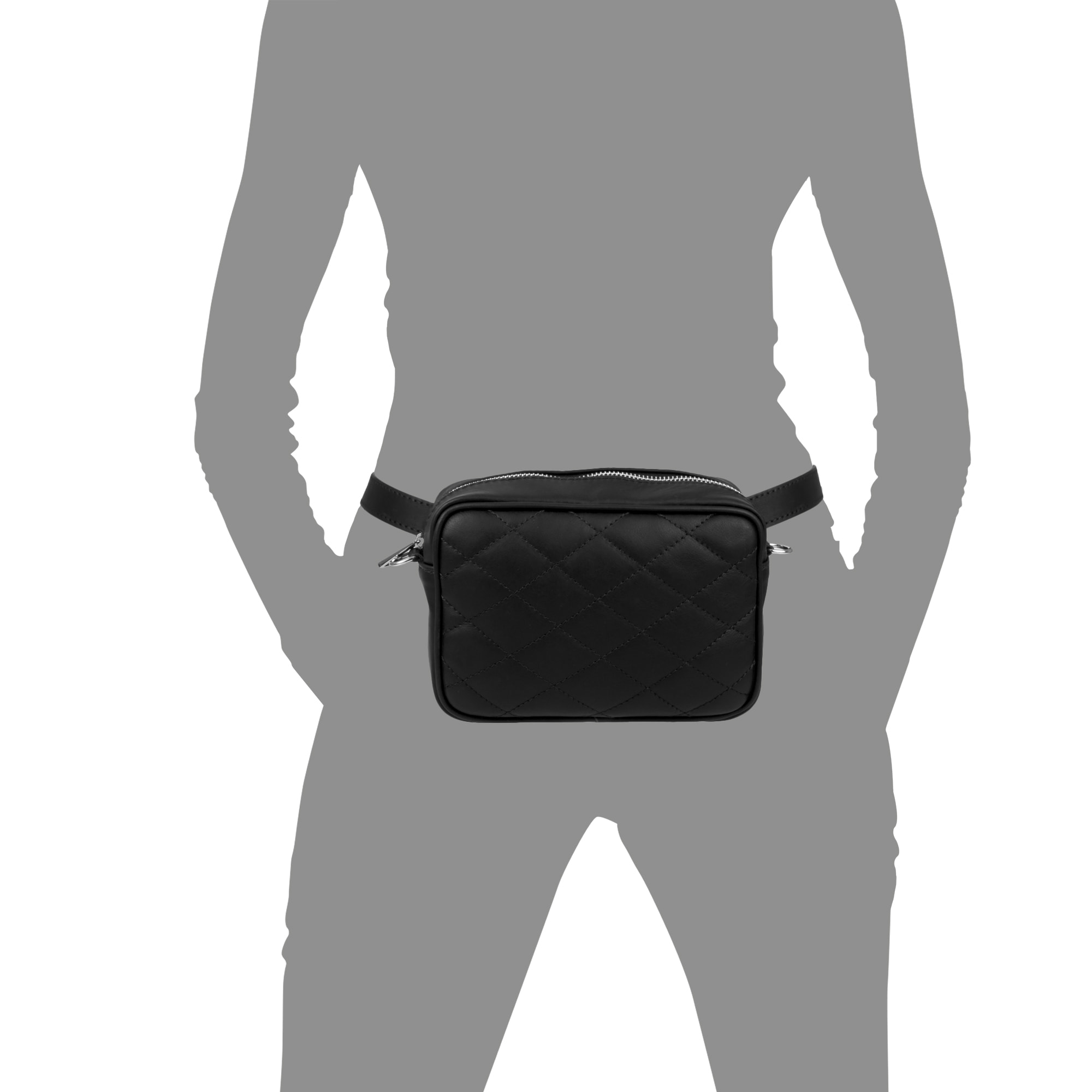 Serafina Marsupio alla moda Unisex. Pelle autentica Sauvage Imbottito