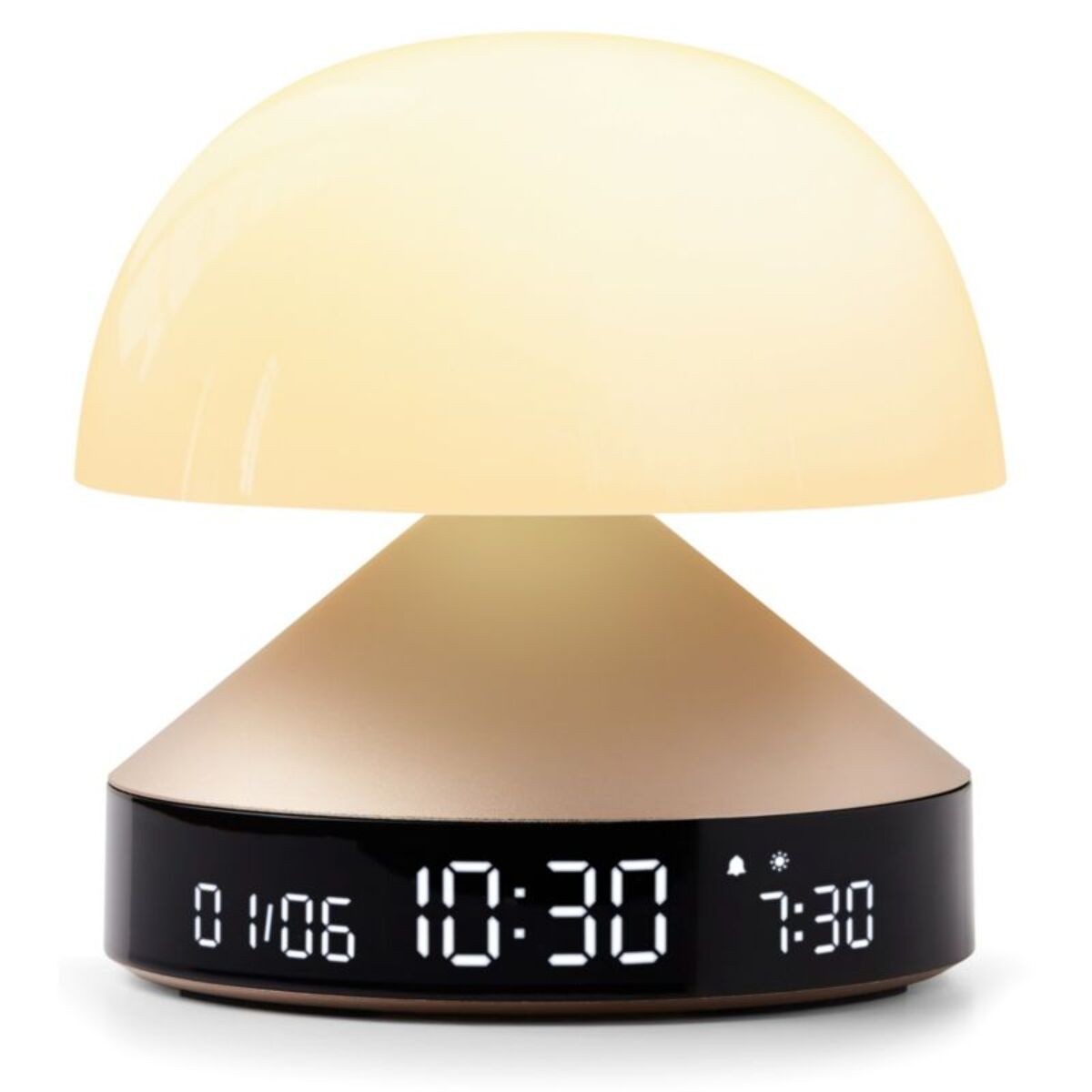 Réveil LEXON Mina Sunrise Simulateur d'aube Or