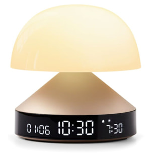 Réveil LEXON Mina Sunrise Simulateur d'aube Or