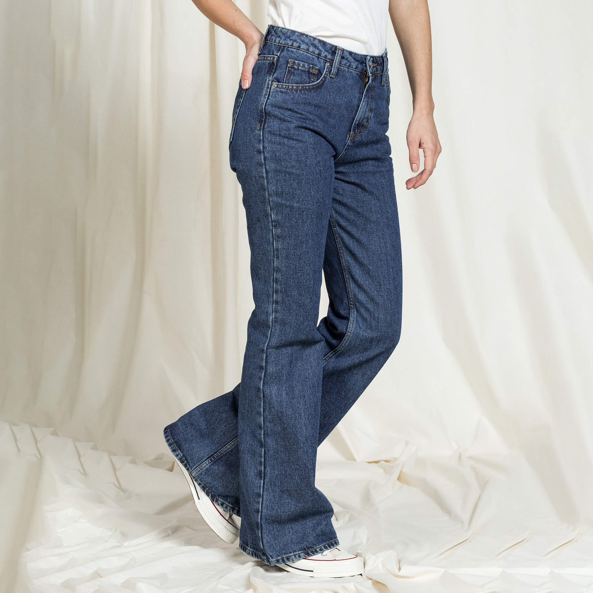 JEANS A ZAMPA REPLICA ANNI 70 IN DENIM 13,3oz