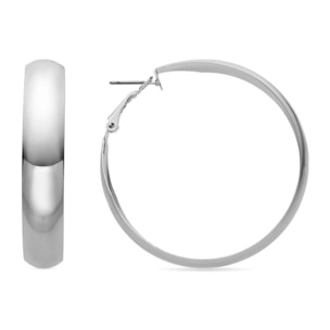 Pendientes Lux by Lux acabados en Rodio