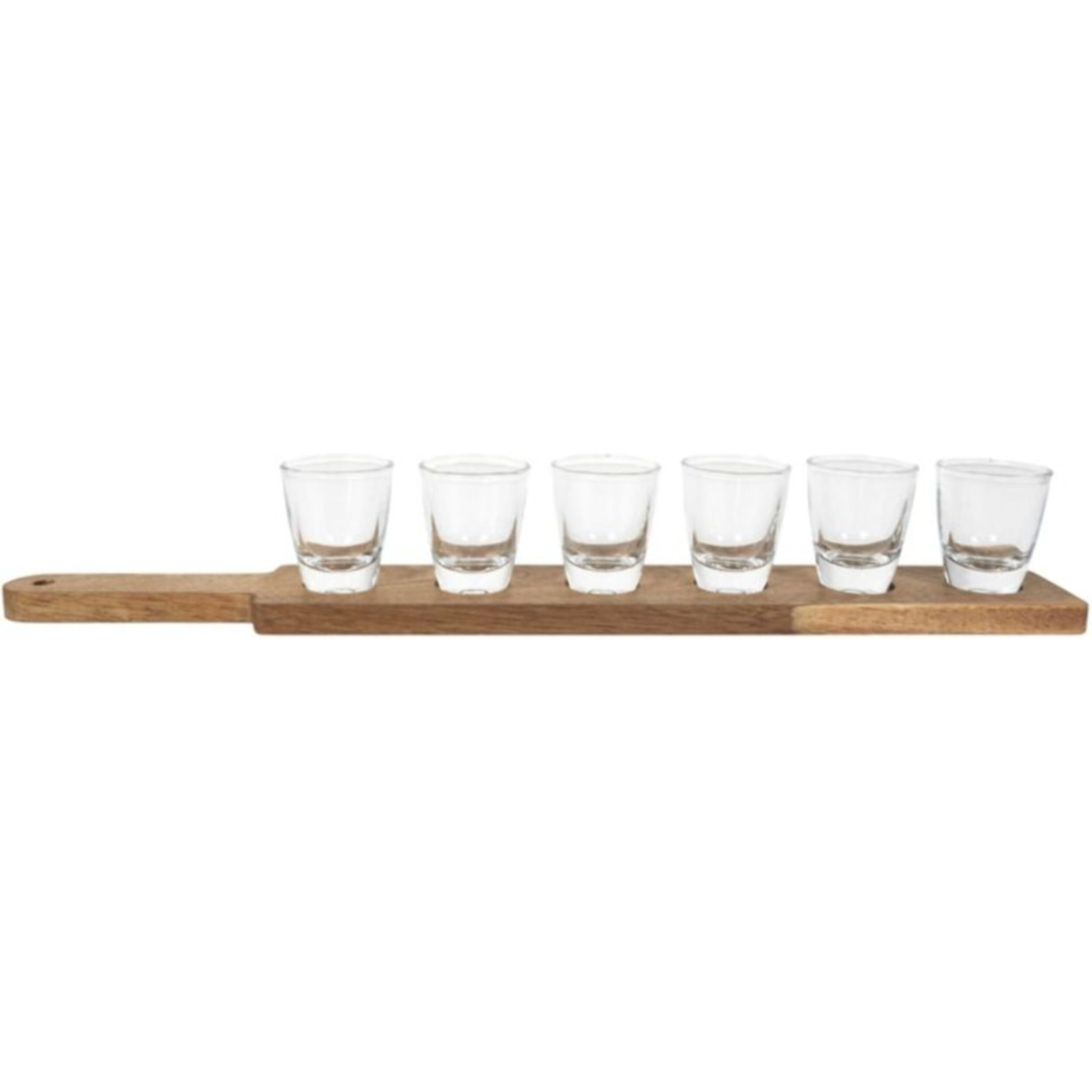 Verre COOK CONCEPT Shooter 6pcs support acacia M8