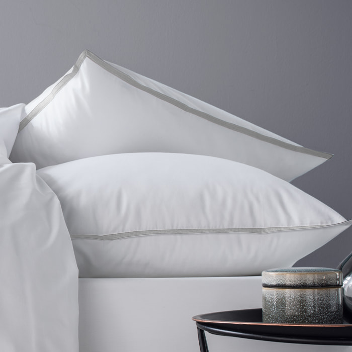 Taie d'oreiller en percale de coton prestige 120 fils, VOLUPTÉ PURE