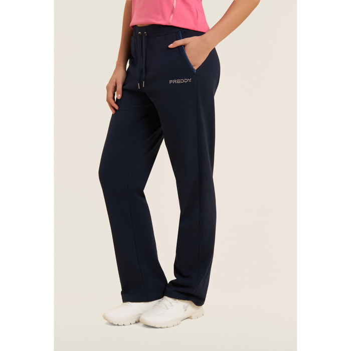 Pantaloni Sportivi Comfort Fit con Gamba Dritta
