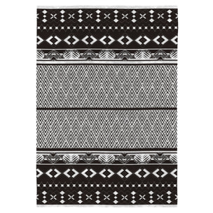 Alfombra decorativa MONT BLANC negro. Varias medidas disponibles