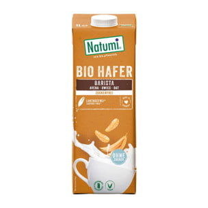 Bebida de Avena Barista sin azúcar BIO Natumi 1 L