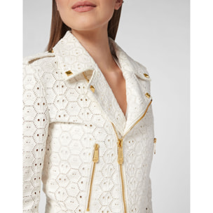 PHILIPP PLEIN Biker de cuero