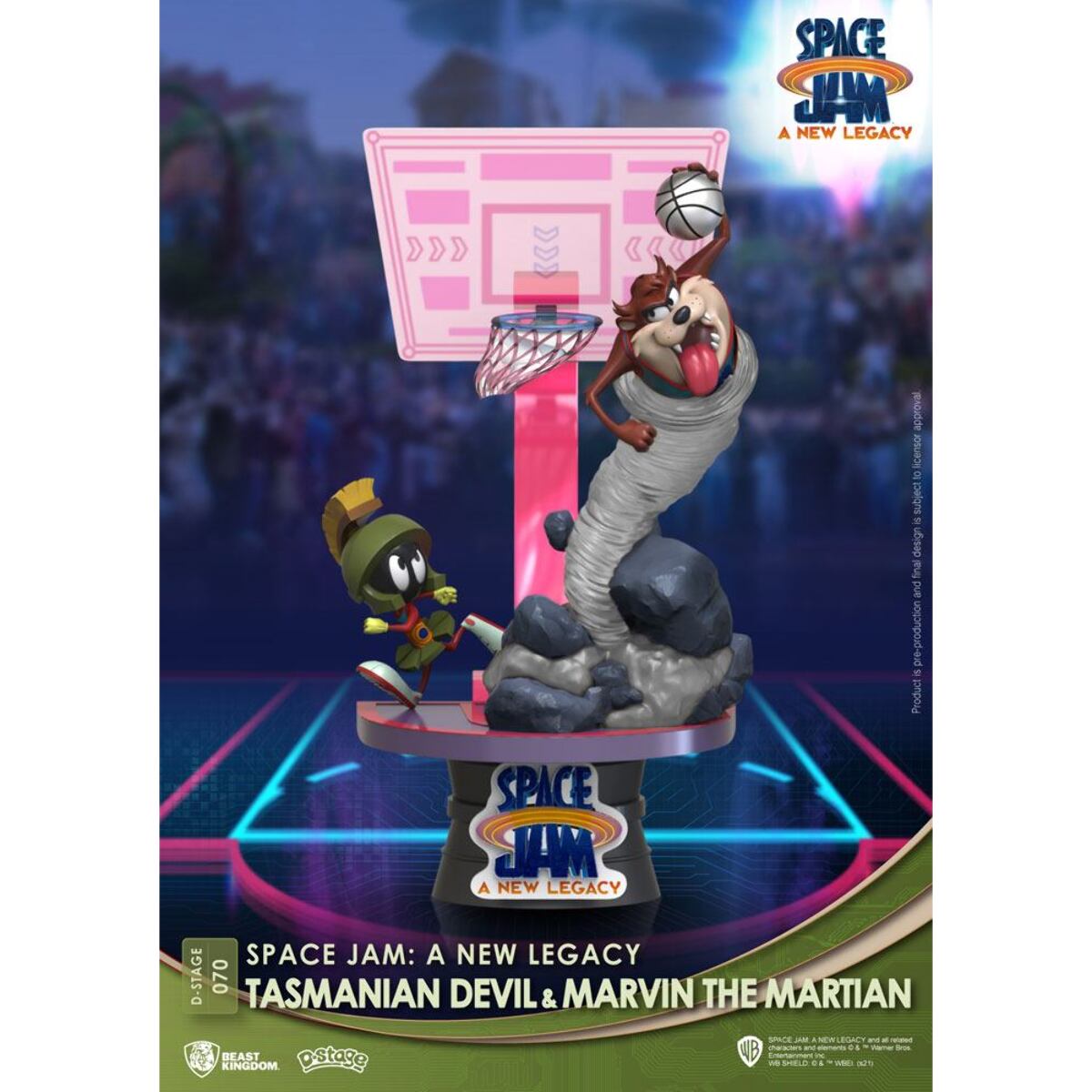 Space Jam: A New Legacy D-Stage PVC Diorama Tasmanian Devil & Marvin The Martian Standard Ver. 15 Cm Beast Kingdom Toys