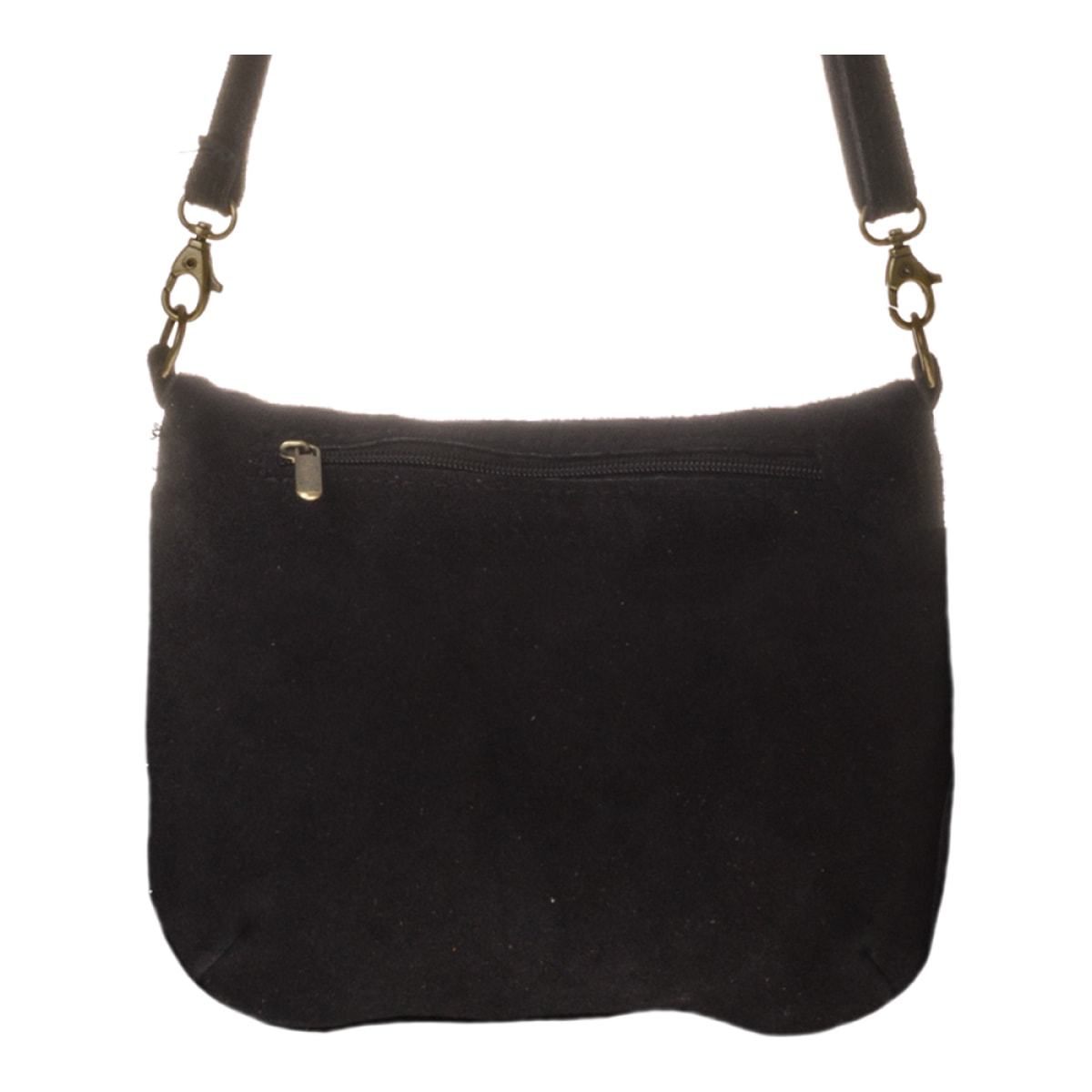 Cenerente Bolso bandolera Mujer.Piel auténtica Gamuza