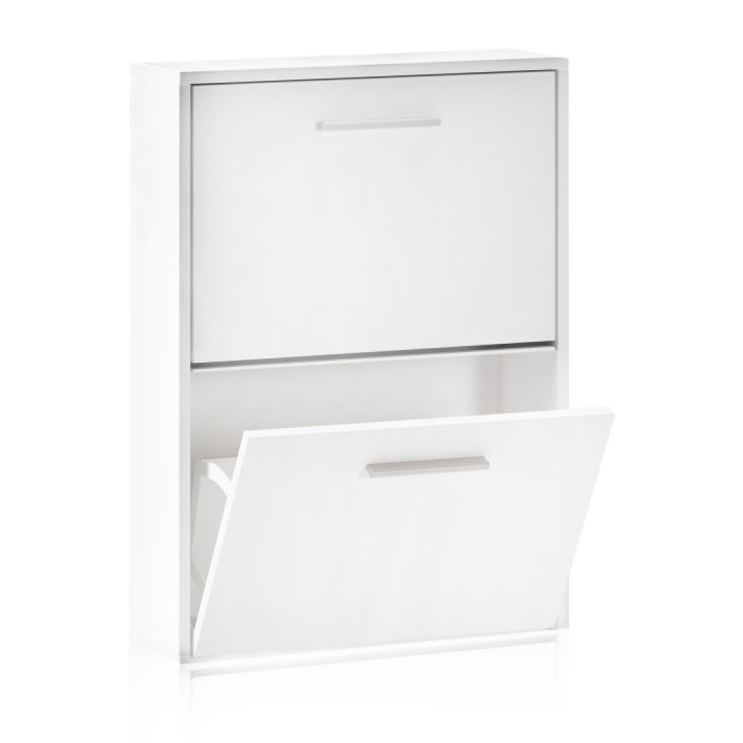 Zapatero Home 2 puertas Blanco