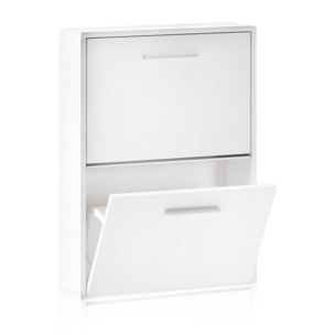 Zapatero Home 2 puertas Blanco