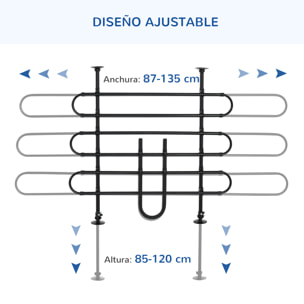 Separador de Coche para Perros Ajustable en Ancho Altura para Maletero Equipaje