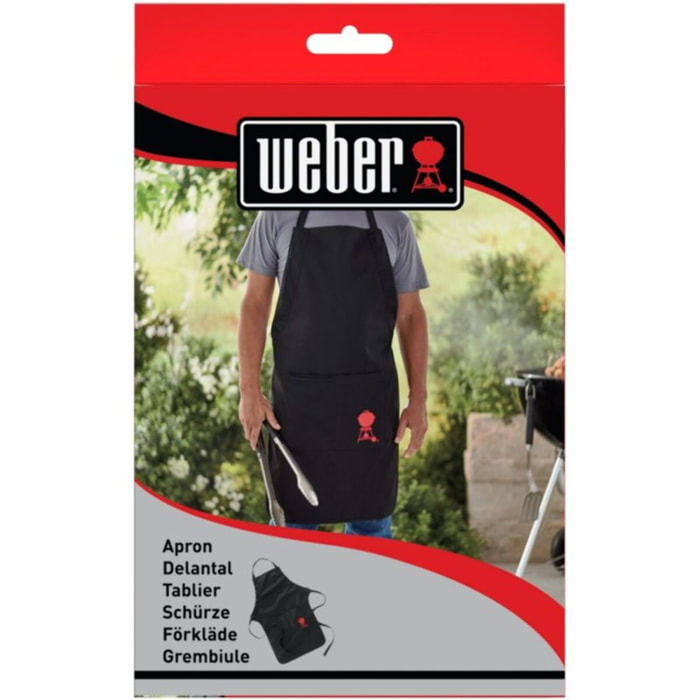 Tablier de cuisine WEBER ajustable noir Original
