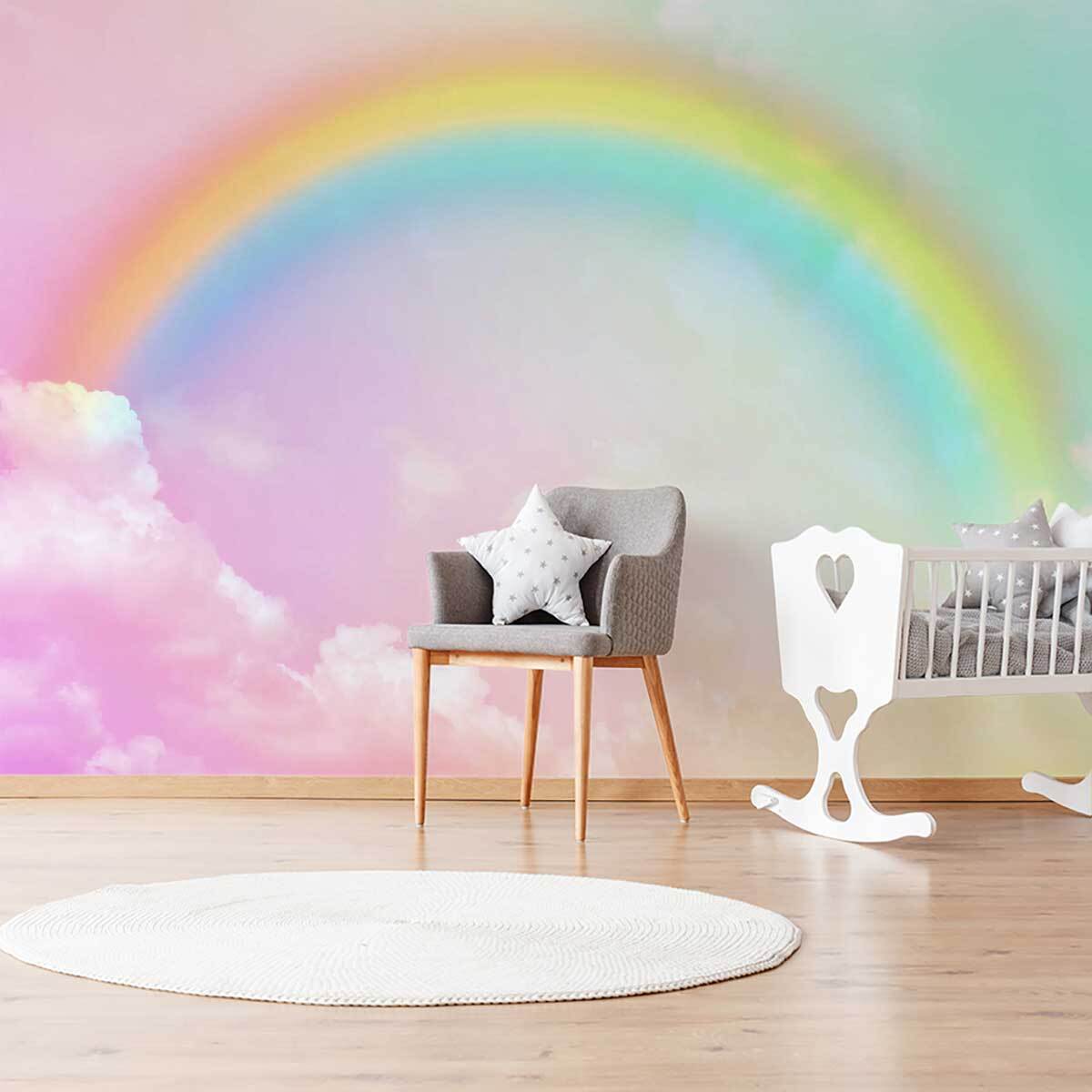 Papier peint panoramique Poppy sky  Intissé