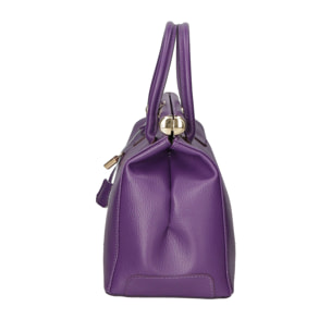 Borsa a mano da donna - Modello Aleria - Vera pelle - 35.0 x 26.0 x 16.0 cm