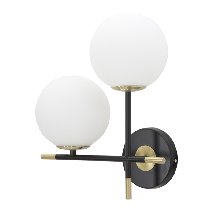 LAMPADA DA MURO DARKY DOUBLE CM 30x17x35