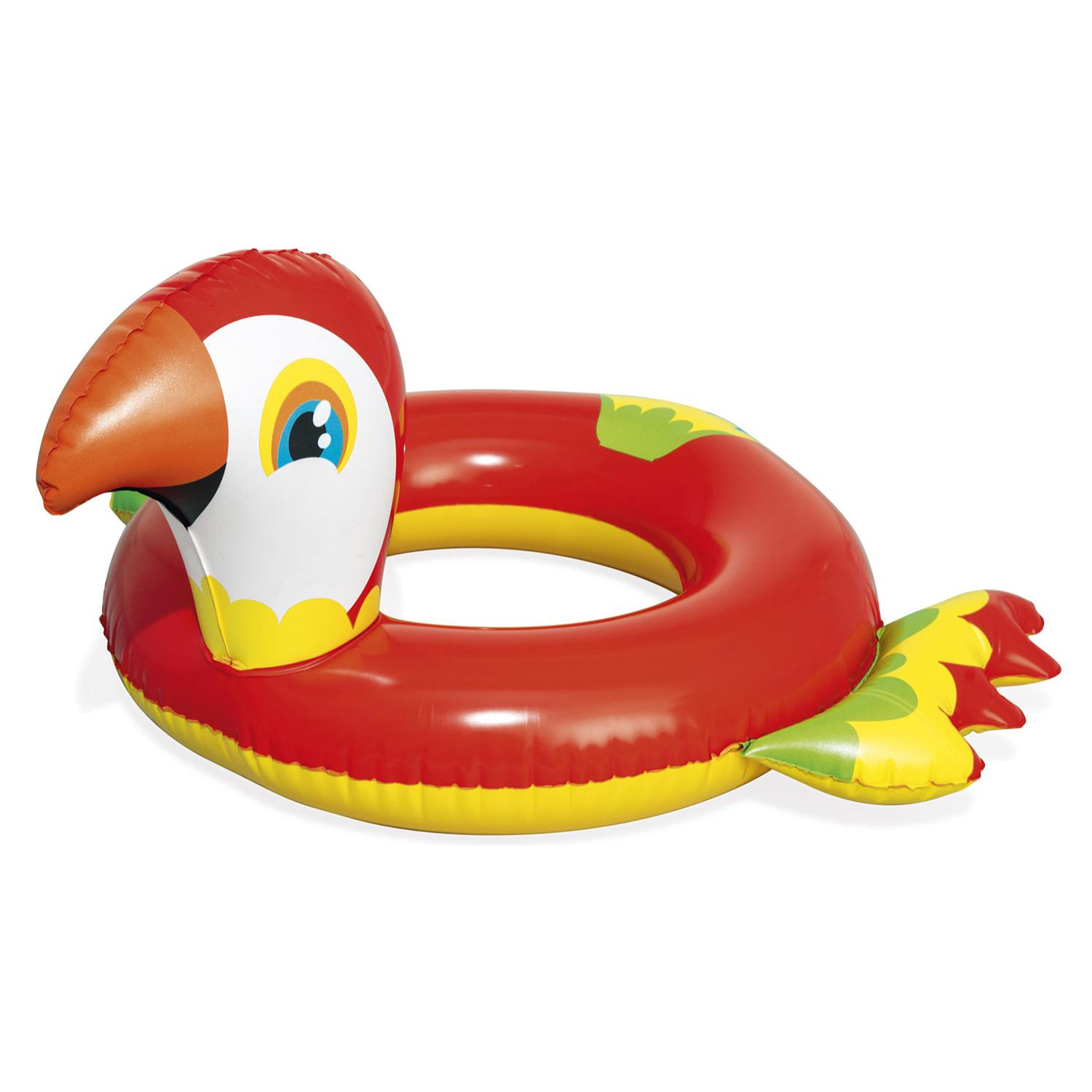 Flotador animal unicornio Bestway 79x58 cm - ballena 84x71 cm - loro 84x76 cm. Diseño aleatorio.