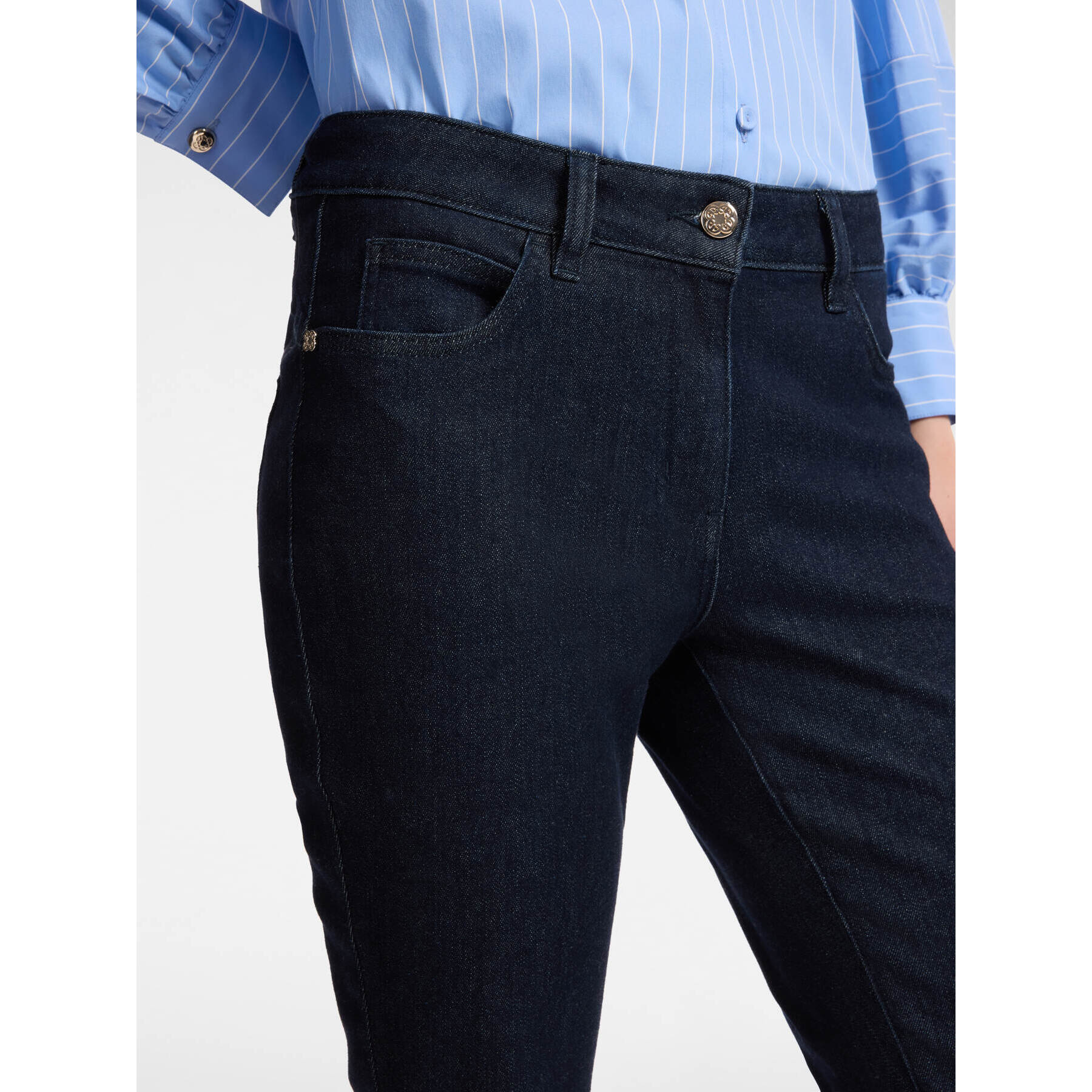 Elena Mirò - Jeans tailoring flare - Blu