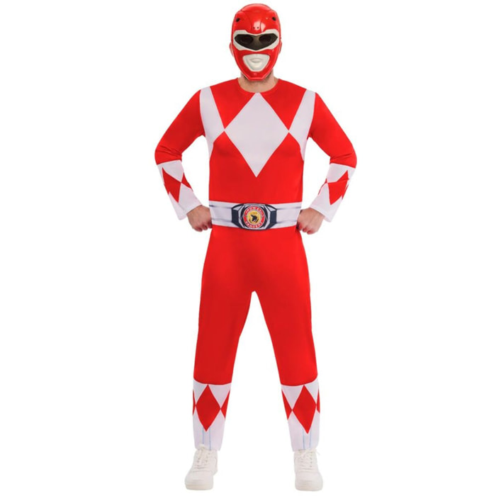 DISFRAZ POWER RANGERS ROJO MGM AD