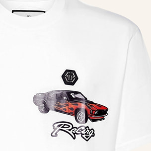 PHILIPP PLEIN Camiseta Cuello Redondo RACING