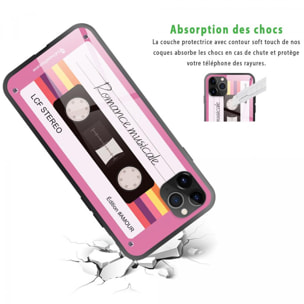 Coque iPhone 11 Pro Coque Soft Touch Glossy Cassette Vintage Romance Design La Coque Francaise