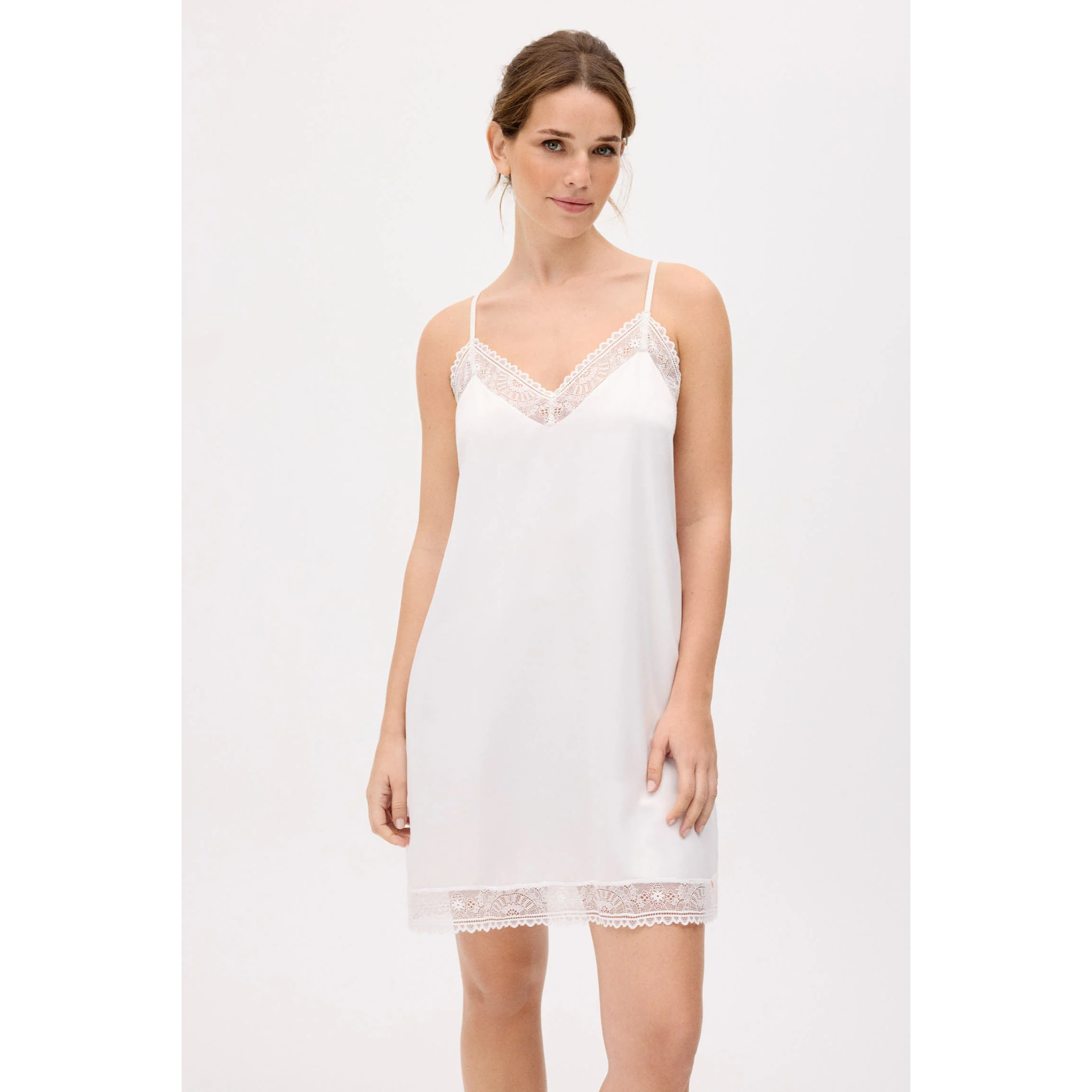 Camicia da notte lingerie Beige