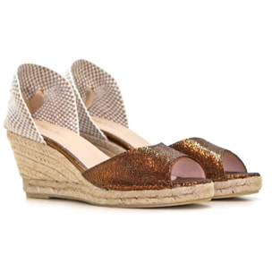 SANDALIAS ANA BELEN SERRAJE BOREAL BRONCE CUERDAS