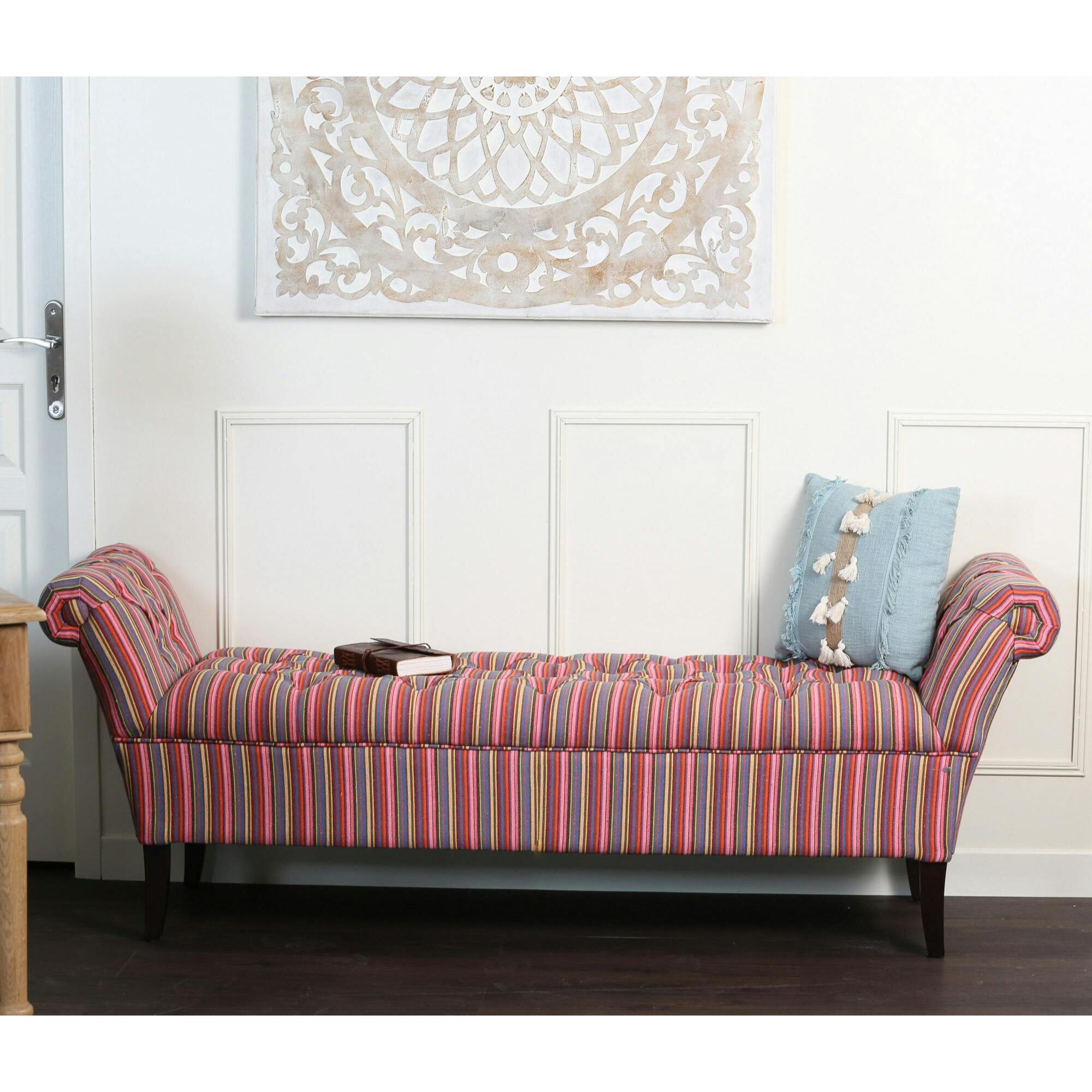 Banc méridienne capitonné BUTTON