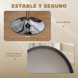 Juego de 2 Taburetes de Bar Giratorios, Taburetes Altos de Cocina Tapizados de Lino con Altura Ajustable 64-86 cm, Respaldo, Reposapiés, Asiento Acolchado y Base de Acero, Beige