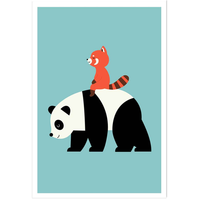Affiche enfant panda walk  Affiche seule