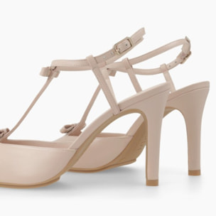 ZAPATOS DE SALÓN NUDE RIEJU-X