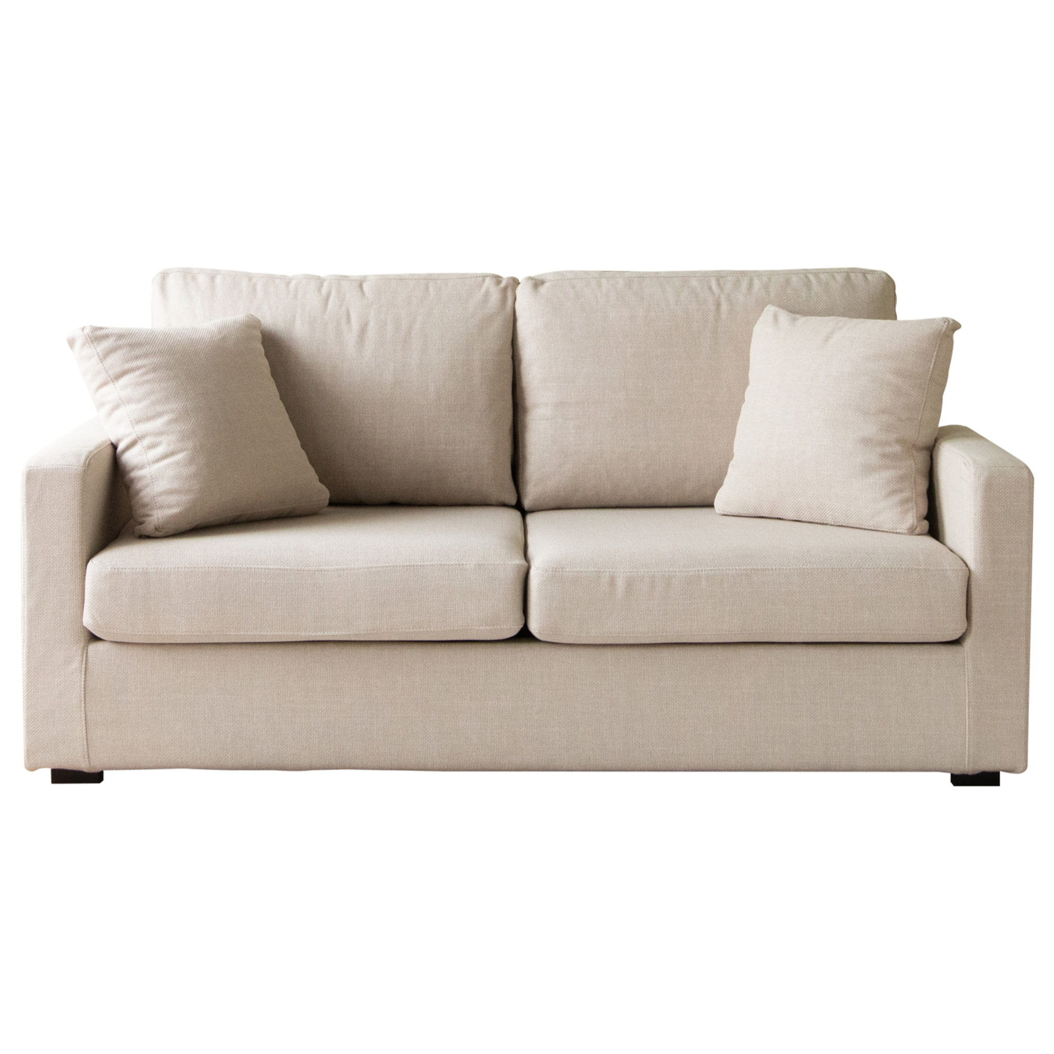 Canapé 3 places convertible beige BASTIEN