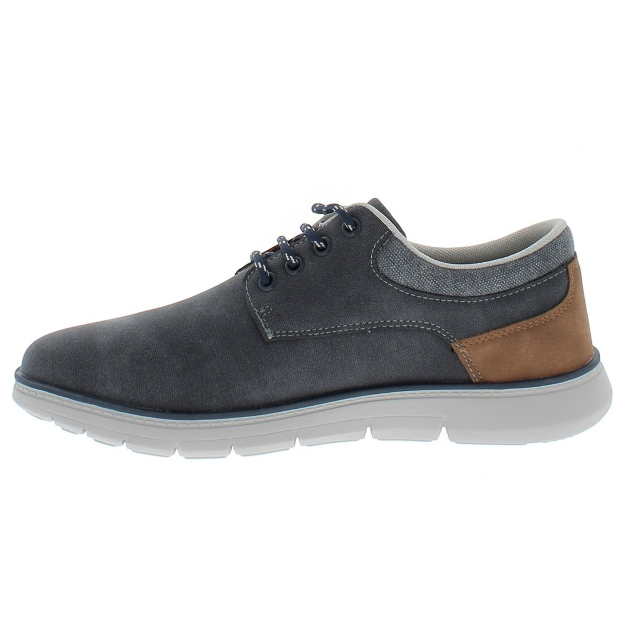 Armata di Mare Scarpe Uomo Scarponcino Casual Stringate con Soletta Rimovibile in Memory Foam AMU S25L710 Navy
