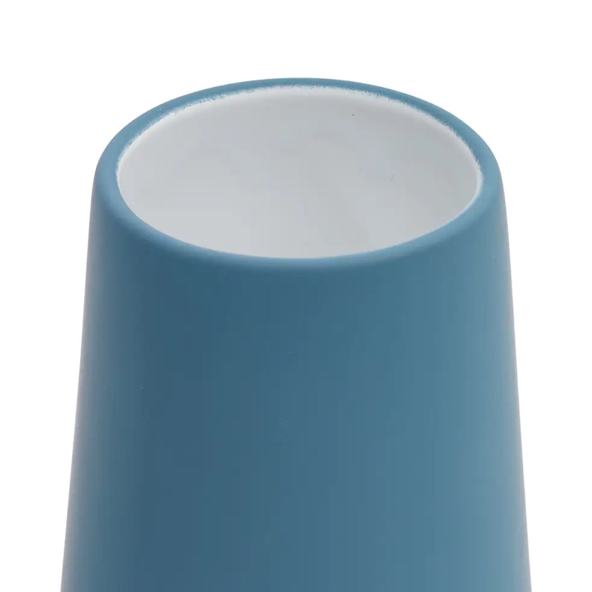 Porte-brosse à dents Colorama rond D.8xH.12cm bleu