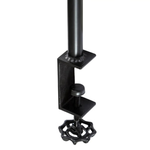 Barre décorative de table noir L200cm