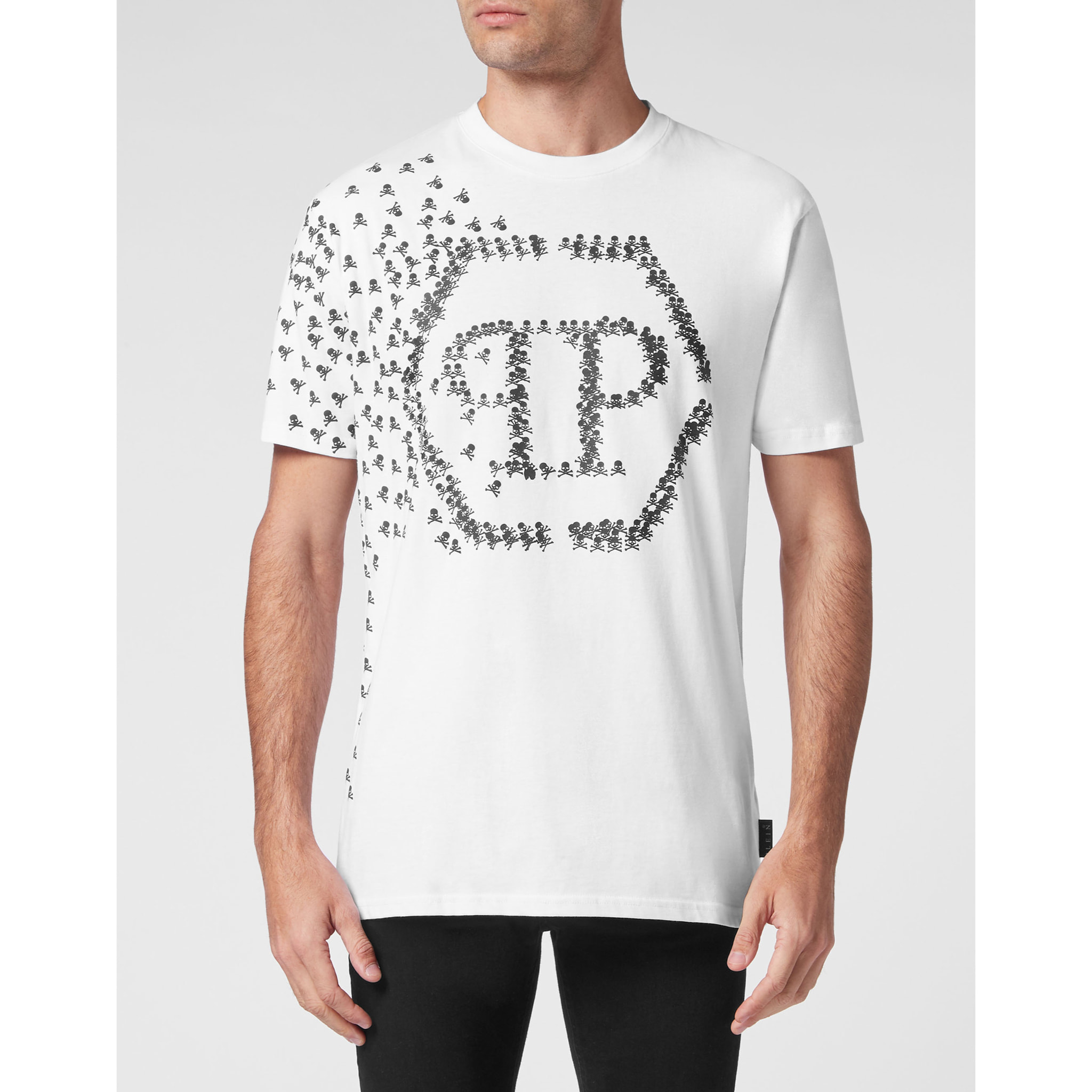 PHILIPP PLEIN Maglietta a girocollo SKULL&BONES