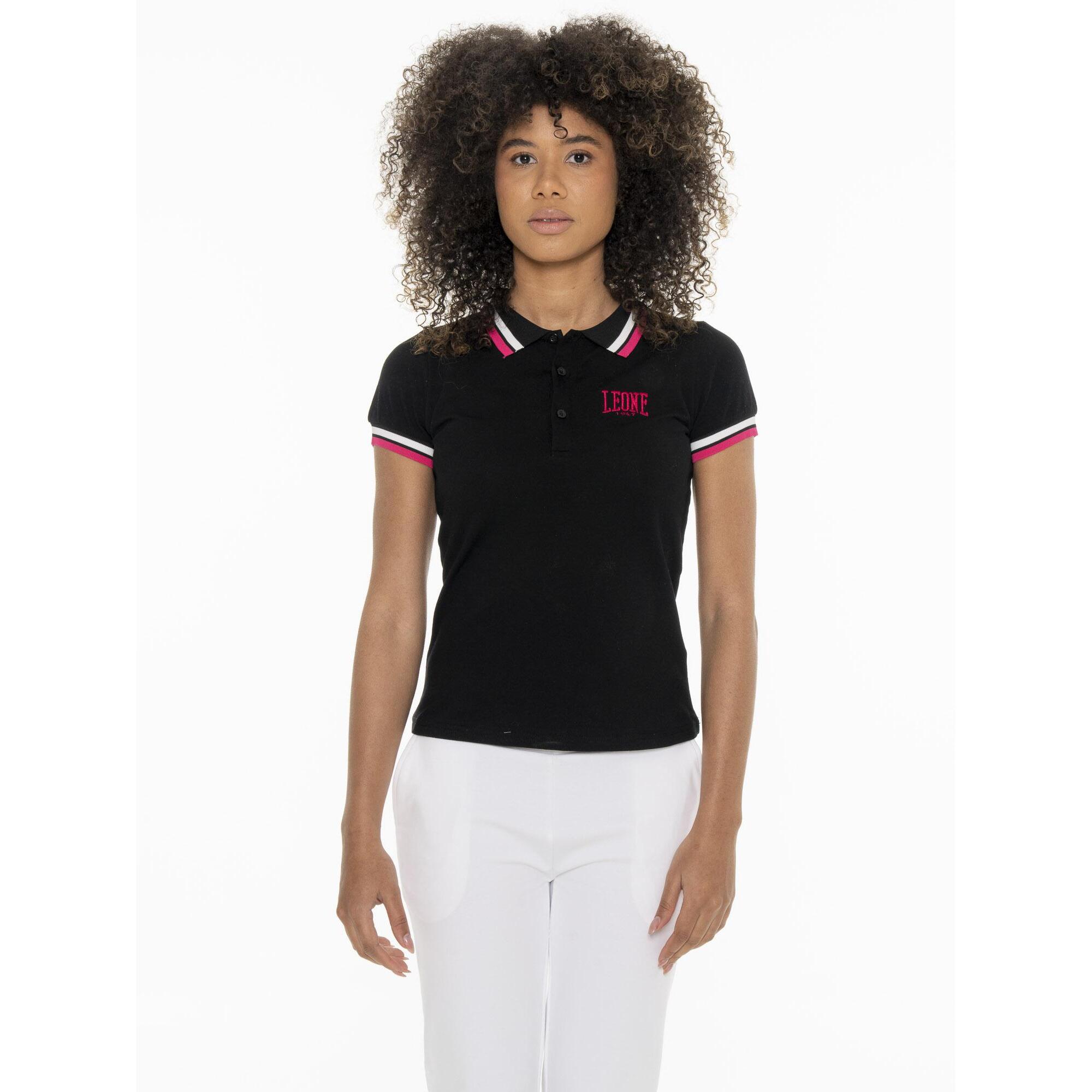Polo de mujer con cuello Leone Basic
