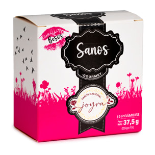 Infusión natural de Sanos (diente de león, tomillo y ortiga verde) en 15 pirámides. 37,5 grs.