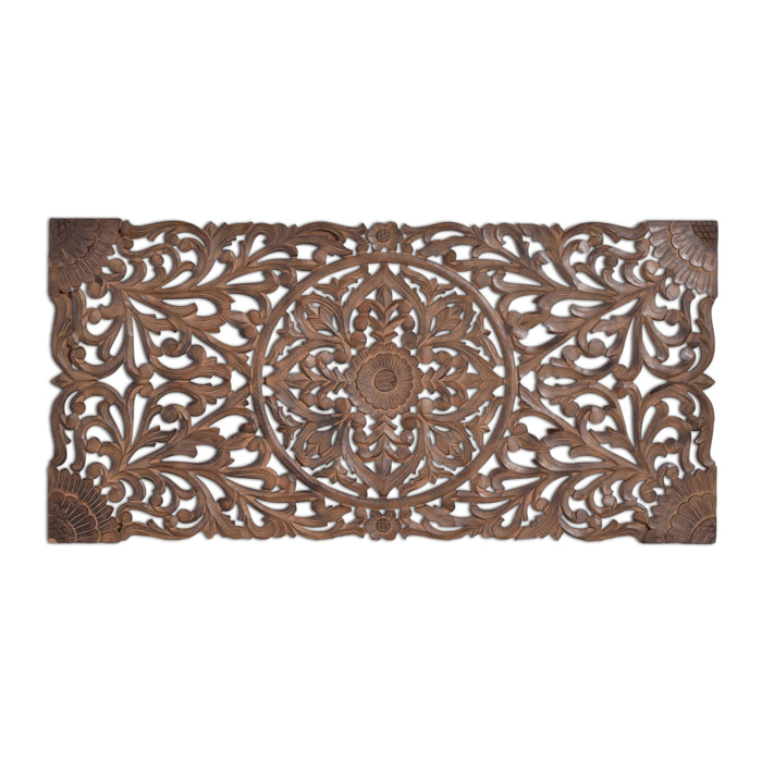 Cabecero de Mdf 165 Cm Estilo Étnico Tallado