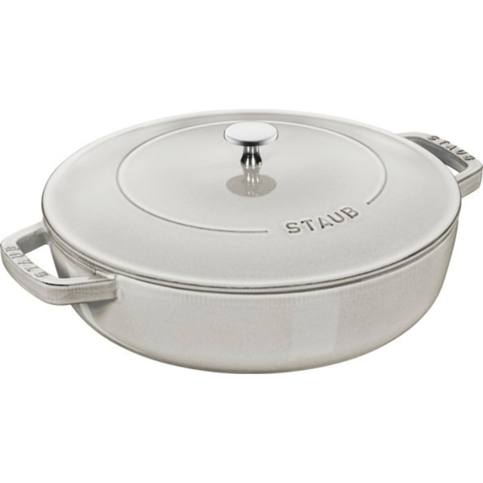 Sauteuse Chistera, 28 cm, Truffe blanche