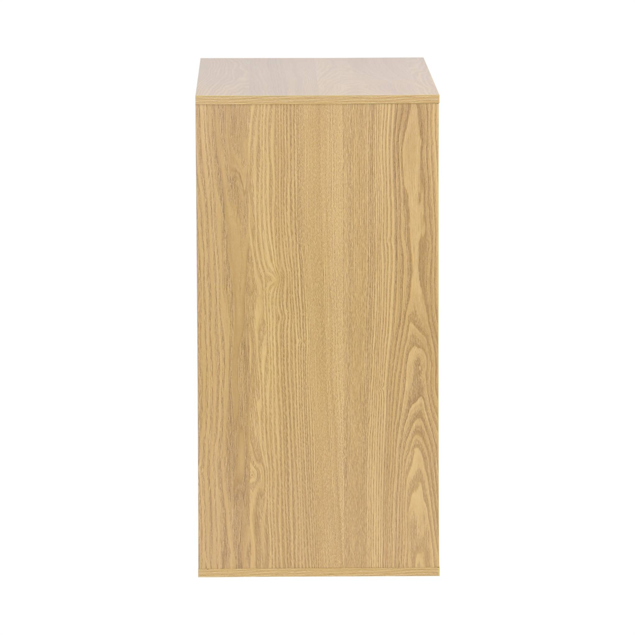 Commode. module de rangement décor bois chêne 3 tiroirs - Kompo